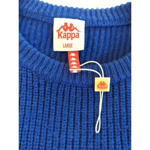 Kappa Royal Blue Ribbed Crewneck Sweater